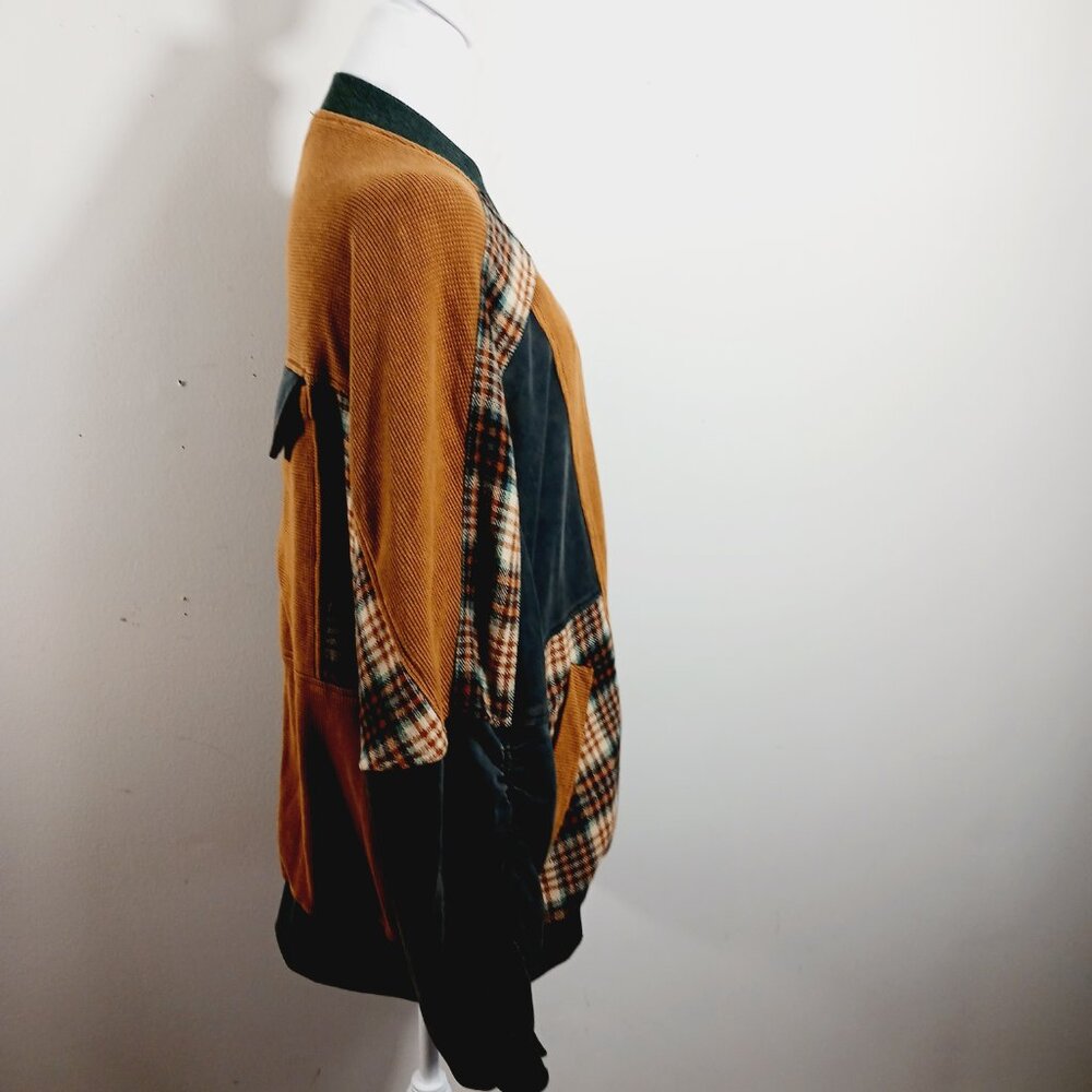 Oli & Hali Multicolor Washed Patchwork Oversized … - image 5